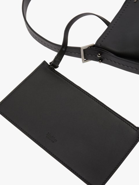 Черная сумка MAX MARA из кожи: фото 6 - Invogue