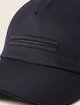 Тёмно-синяя кепка ZEGNA из полиэстера и хлопка: фото 3 - Invogue