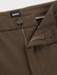 Зеленые брюки BOSS кроя slim: фото 5 - Invogue