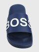 Сині шльопанці BOSS : фото 3 - Invogue