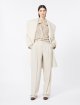 Кремове пальто MAX MARA з альпаки та вовни: фото 1 - Invogue