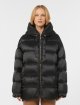 Чорний пуховик MAX MARA з капюшоном: фото 2 - Invogue