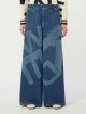 Сині джинси WEEKEND MAX MARA з бавовняного деніму: фото 2 - Invogue