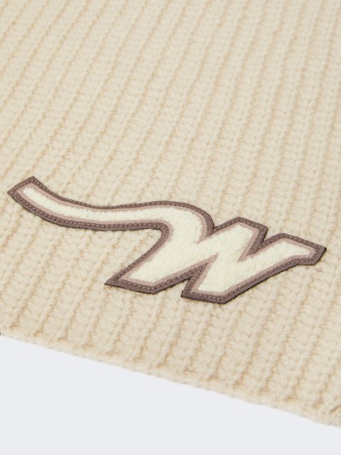 Молочный шарф WEEKEND ACCESSORIES из шерсти: фото 2 - Invogue