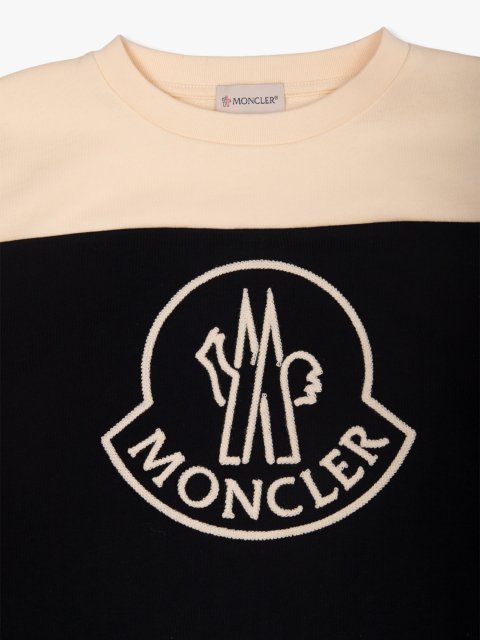 Блакитна кофта, шорти MONCLER ENFANT: фото 4 - Invogue