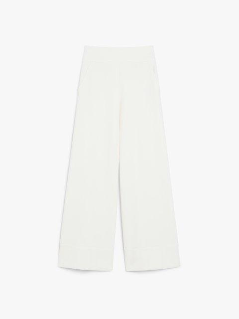 Белые брюки Max Mara расклешенные: фото - Invogue