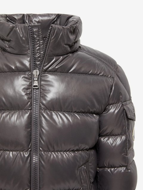 Темно-сіра куртка MONCLER ENFANT : фото 2 - Invogue