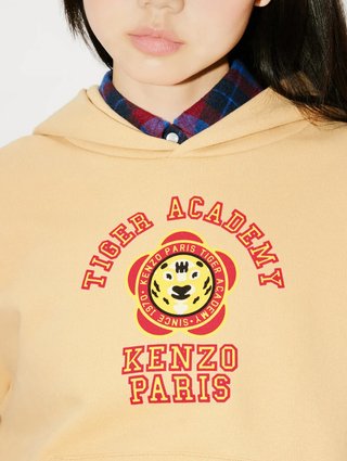 Бежевое худи KENZO: фото 3 - Invogue