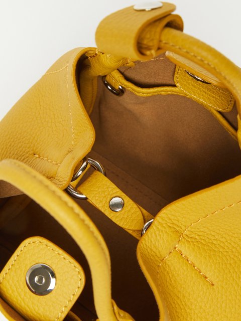 Желтая сумочка Max Mara морская мини: фото 4 - Invogue