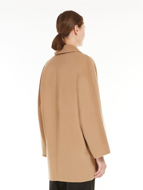Темно-бежеве пальто Max Mara з вовни та кашеміру: фото 2 - Invogue