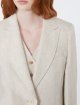 Кремовий жакет Weekend Max Mara з льону: фото 4 - Invogue