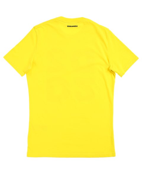 Жовта футболка DSQUARED KID : фото 3 - Invogue