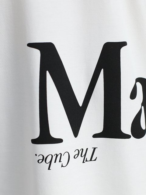 Белая футболка MAX MARA: фото 5 - Invogue