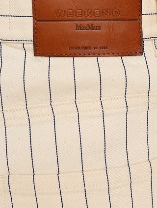 Бежевые брюки WEEKEND MAX MARA: фото 5 - Invogue