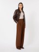 Рожеве поло MAX MARA з шовку та вовни: фото 1 - Invogue