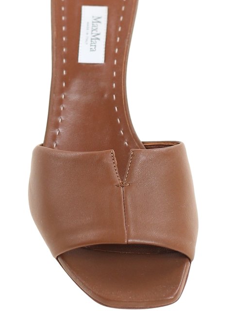 Коричневі босоніжки MAX MARA : фото 4 - Invogue