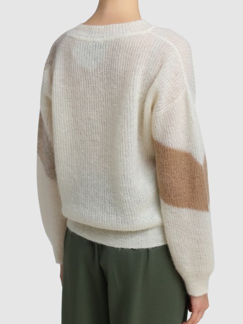 Белый свитер MARELLA: фото 4 - Invogue