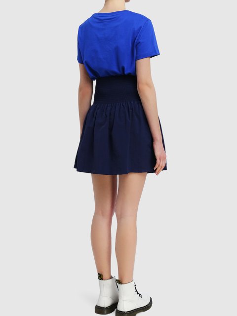 Тёмно-синяя юбка KENZO: фото 2 - Invogue