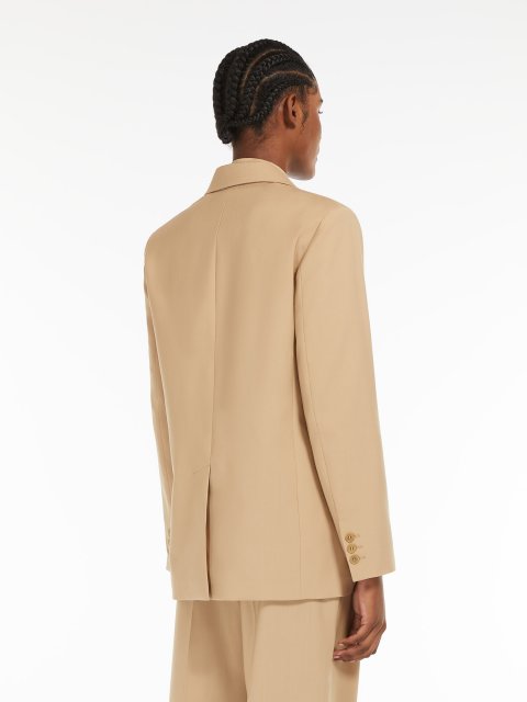 Бежевий жакет WEEKEND MAX MARA з вовни: фото 3 - Invogue