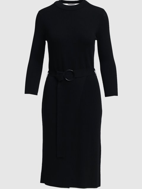 Чёрное платье MARELLA: фото - Invogue