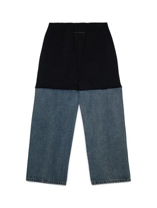 Синій костюм MM6 Maison Margiela з бавовни: фото 3 - Invogue