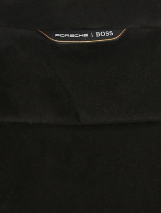 Чёрный жилет кожа BOSS: фото 4 - Invogue