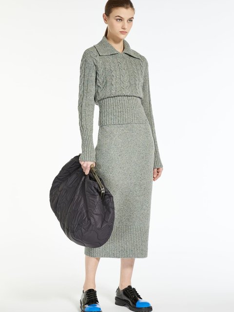 Сірий светр WEEKEND MAX MARA : фото 4 - Invogue