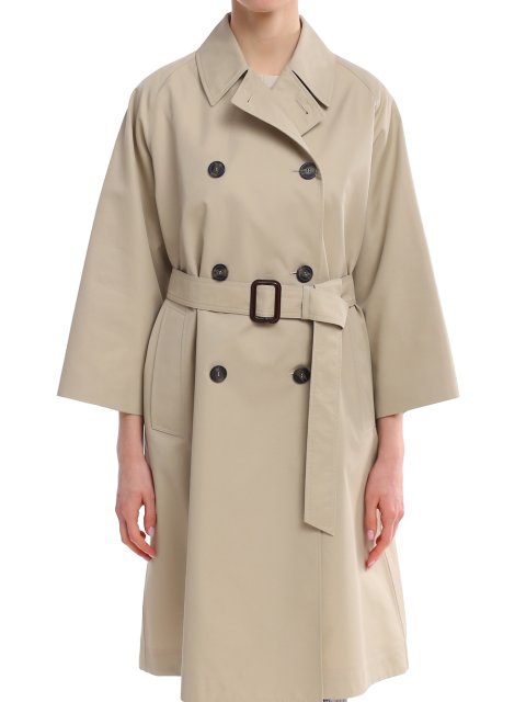Бежевый плащ WEEKEND MAX MARA: фото 5 - Invogue