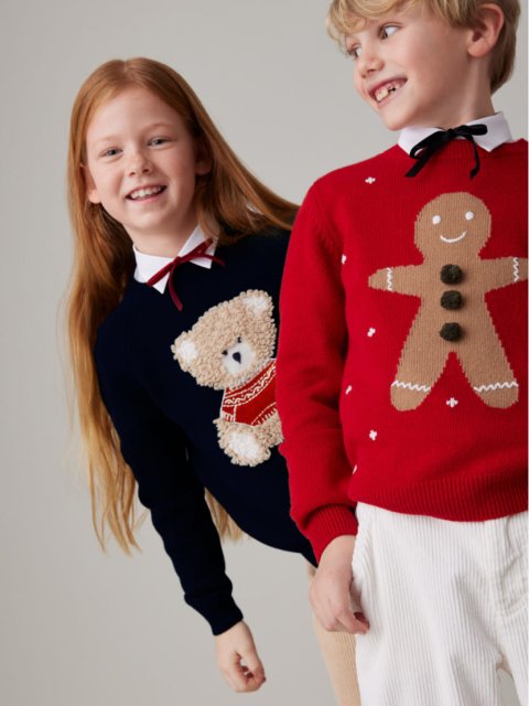 Червоний светр IL GUFO з вовни з візерунком: фото 1 - Invogue