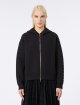 Темно-синій бомбер MAX MARA з віскозної пряжі: фото 117 - Invogue