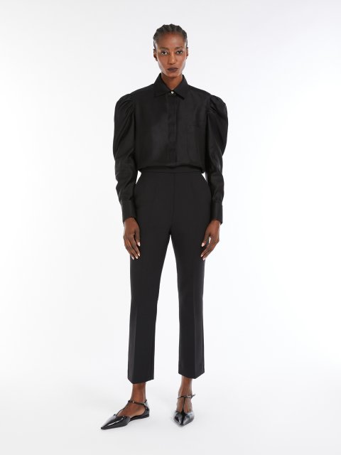 Чорні брюки Max Mara приталені: фото 1 - Invogue