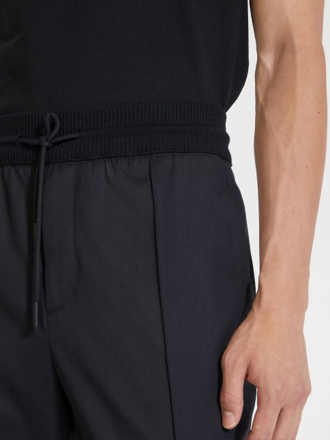 Чорні брюки ZEGNA з вовни: фото 5 - Invogue