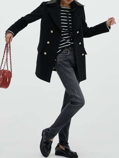 Чёрная футболка MAX&CO: фото 4 - Invogue