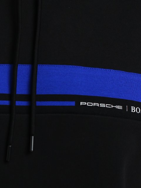 Черное худи BOSS: фото 5 - Invogue