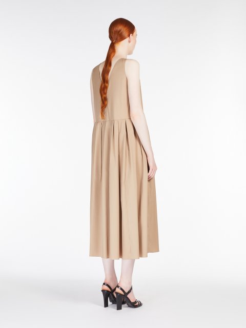 Темно-бежева сукня Max Mara з попліну: фото 2 - Invogue