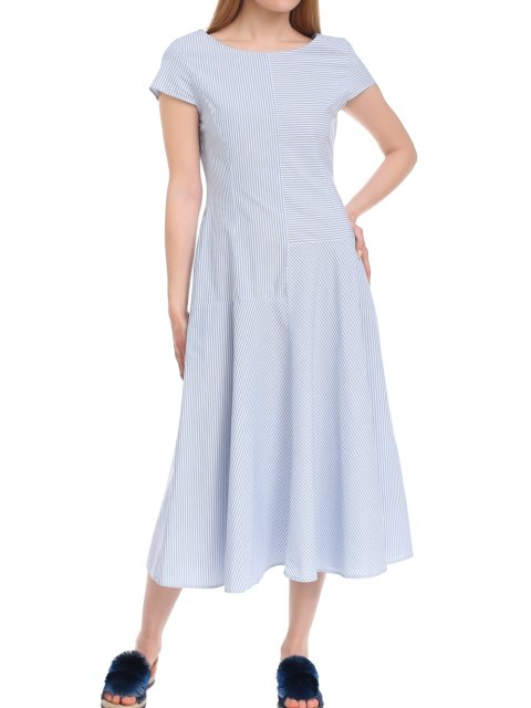 Синее платье MAX&CO: фото 3 - Invogue