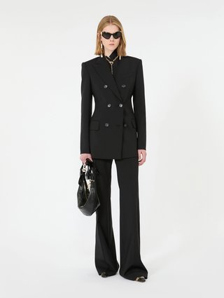 Чорні штани Sportmax з вовни: фото 1 - Invogue