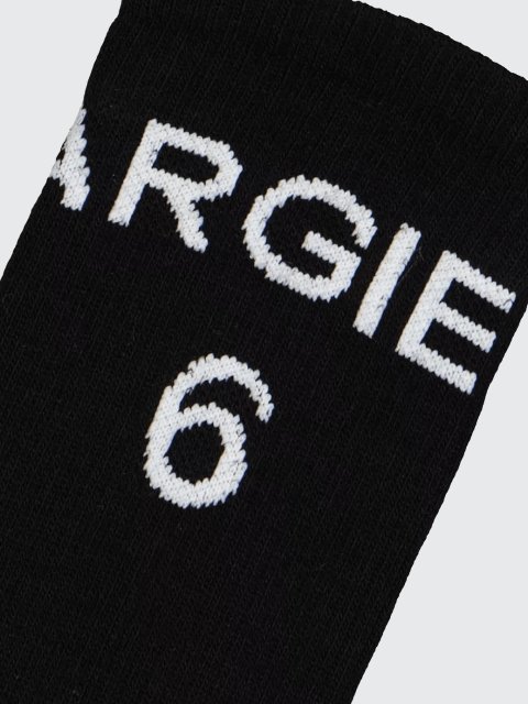 Чёрные носки MM6 MAISON MARGIELA KIDS: фото 1 - Invogue