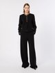 Чорні брюки Max Mara з каді: фото 1 - Invogue