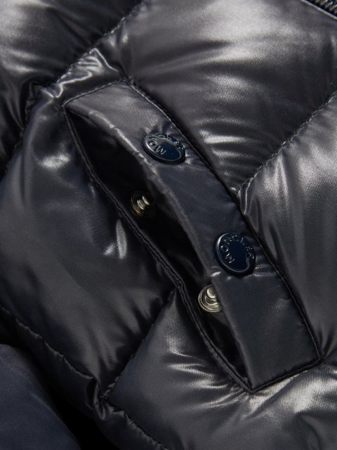 Синя куртка MONCLER ENFANT : фото 3 - Invogue