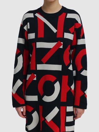 Красное платье KENZO: фото 3 - Invogue