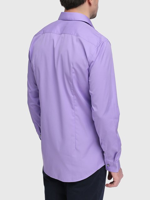 Фиолетовая рубашка BOSS: фото 3 - Invogue