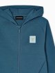 Спортивний костюм із подвійного трикотажу з логотипом Emporio Armani Kids світло-синій: фото 1 - Invogue
