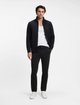 Черные брюки BOSS из хлопка и эластана: фото 1 - Invogue