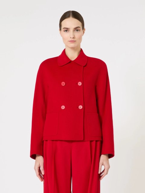 Червоний жакет MAX MARA з вовни, кашеміру та шовку: фото 2 - Invogue