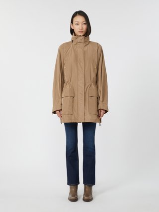 Світло-коричнева вітрова WEEKEND MAX MARA з тафти: фото 2 - Invogue