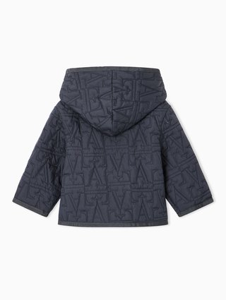 Серая куртка Emporio Armani из полиэстера: фото 1 - Invogue