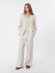 Кремові брюки зі стрілками Weekend Max Mara з льону: фото 1 - Invogue
