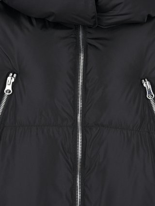 Чёрная куртка MM6 MAISON MARGIELA KIDS: фото 2 - Invogue