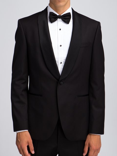 Чёрный пиджак BOSS: фото 2 - Invogue